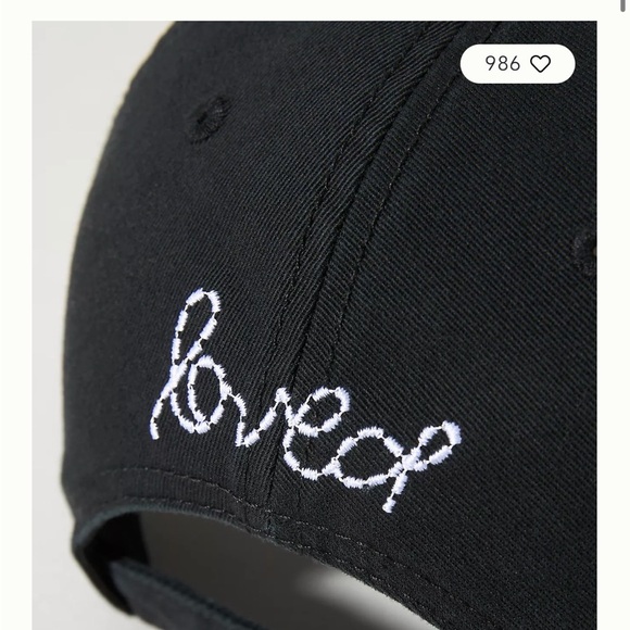 Anthropologie Black Heart Cap - Picture 3 of 6